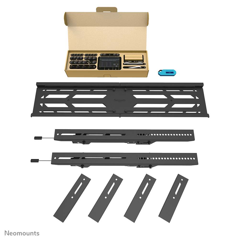 Neomounts WL35S-950BL19 Heavy duty wall mount 55-110" - tiltable - lockable - landscape and portrait